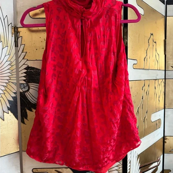 White House Black Market Red top. - Picture 3 of 5